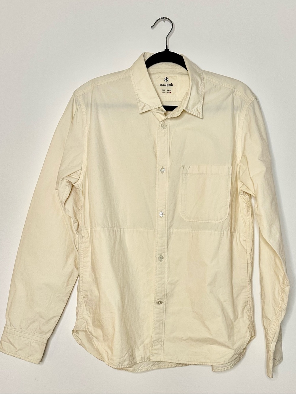 Snow Peaks Men’s Cotton Button Down Size M